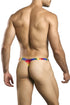 JUSTIN+SIMON XSJBU02 Bulge Thongs Color Pride Flag